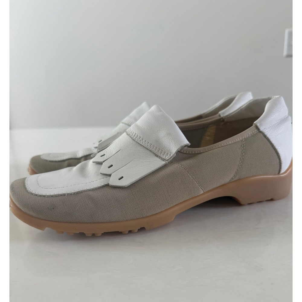 Sesto Golf By Sherry Womens Golf Shoes Spikeless Leather Italy Size 9 - Picture 5 of 10